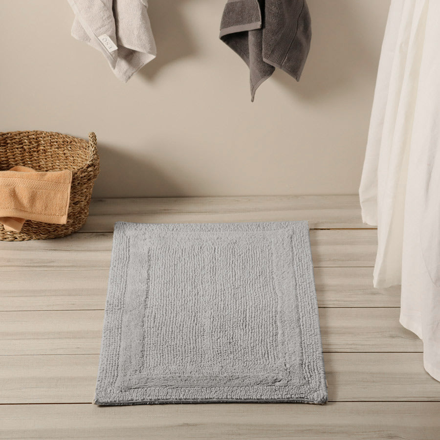 Noa Reversible Tufted Bathmat - Grey