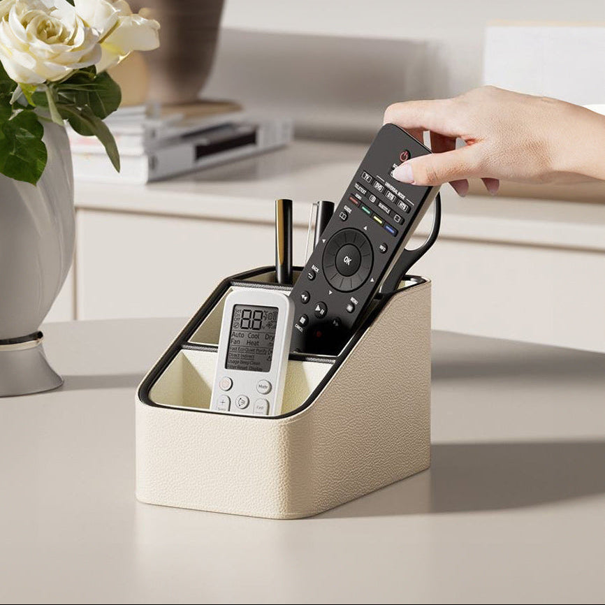Trio Desk Organiser -  Cream