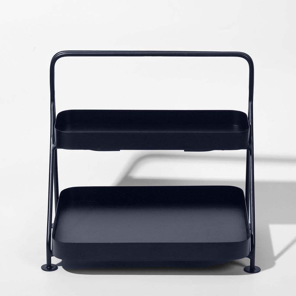 Norman 2-Tier Metal Organizer - Ink Blue