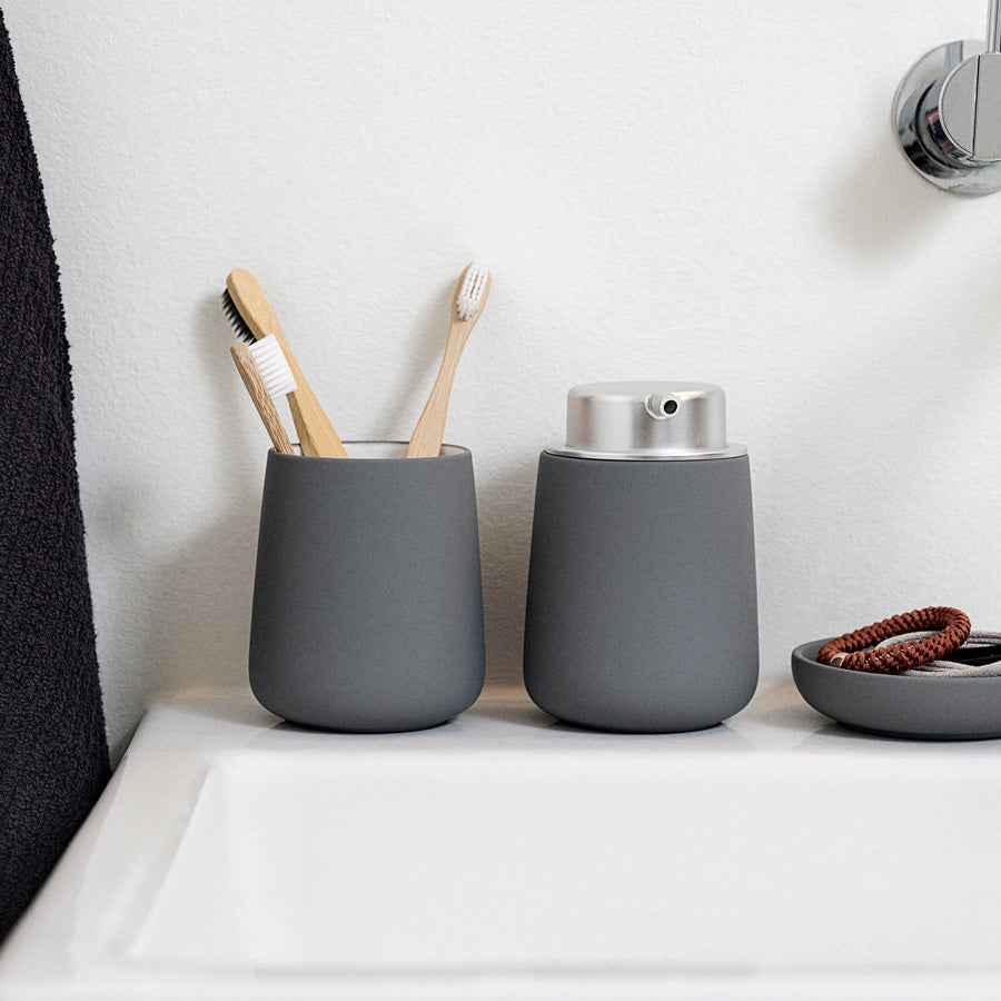 Nova Toothbrush Tumbler - Grey