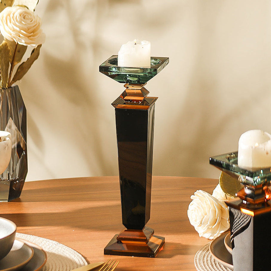 Nova Crystal Candle Holder XL - Dusky