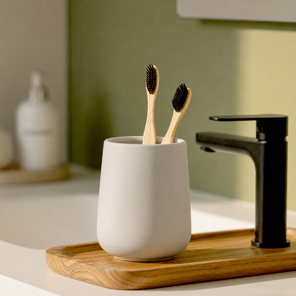 Nova One Toothbrush Tumbler - Soft Grey