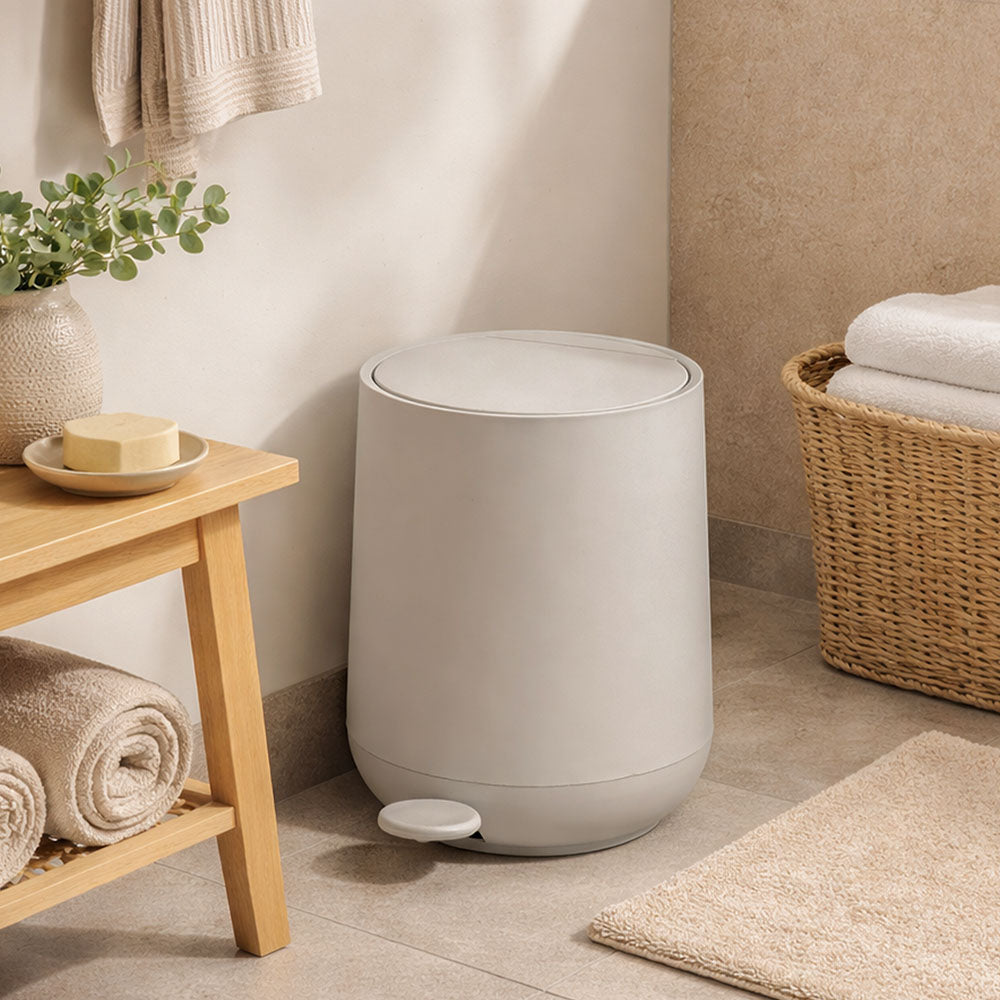 Nova Pedal Bin 3L - Soft Grey