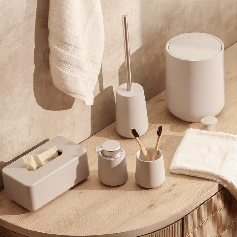 Ume Tissue Box Holder - Soft Grey