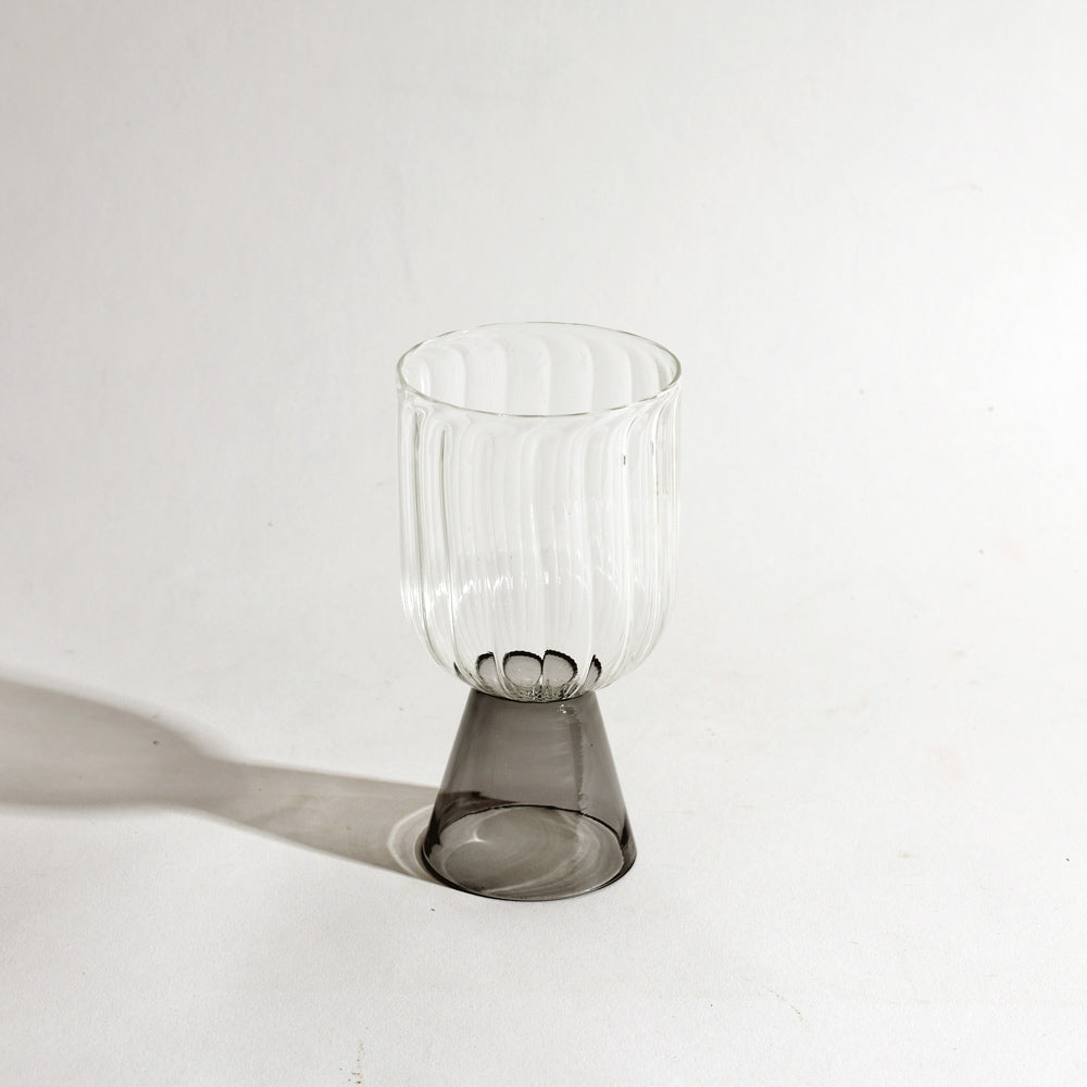 Ellio Drinking Glasses, Set of 2 - Smoke