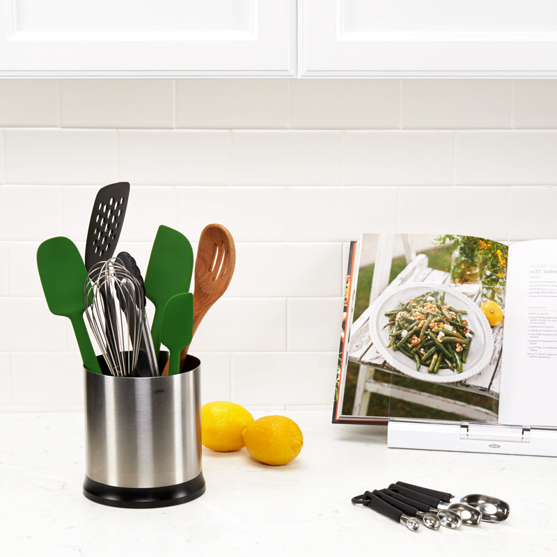 Good Grips Rotating Utensil Holder - Stainless Steel