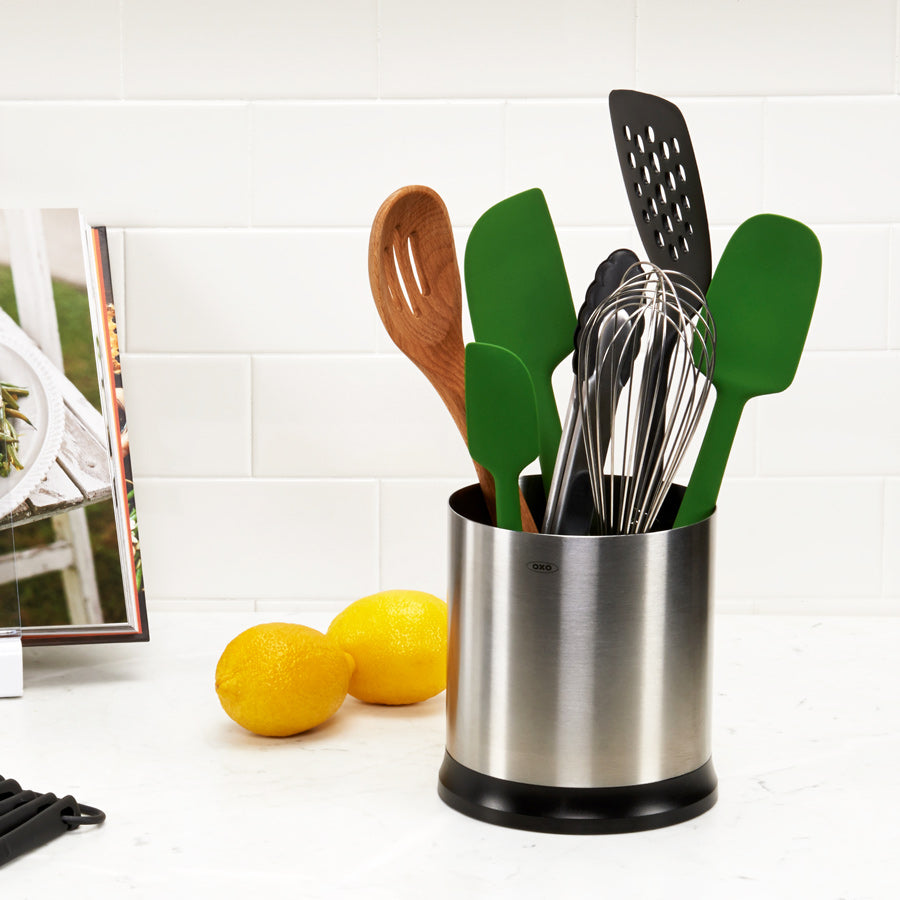 Good Grips Rotating Utensil Holder - Stainless Steel