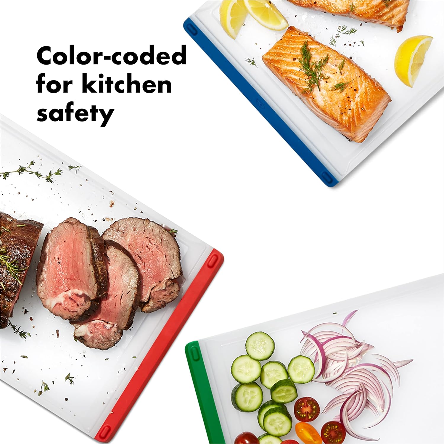 OXO Good Grips Everyday Cutting Board, Set of 3 - Assorted_5