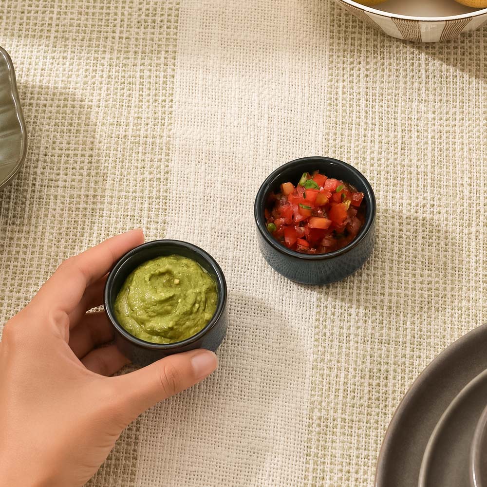 Oasis Dip Bowls, Set of 2 - Cloudy Blue