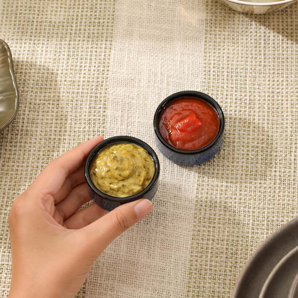 Oasis Dip Bowls, Set of 2 - Royal Blue