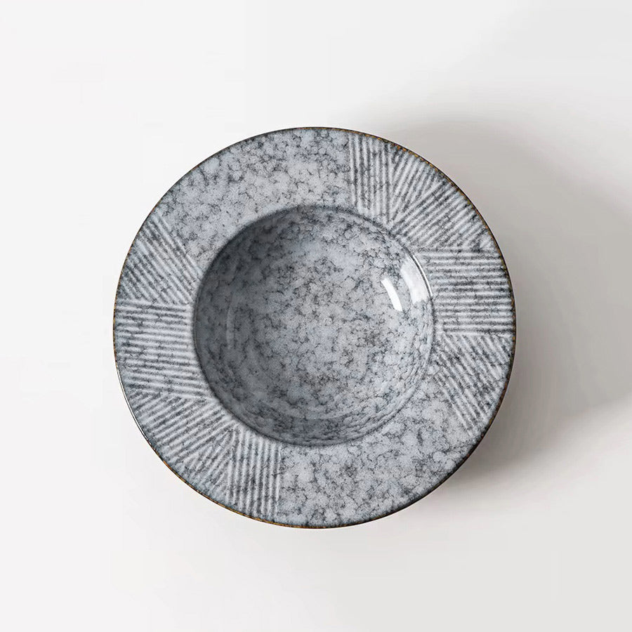 Oasis Pasta Plate - Cool Grey