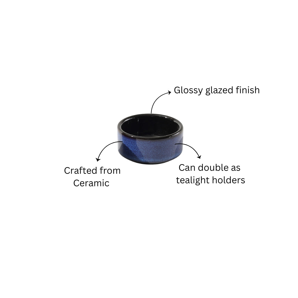 Oasis Dip Bowls, Set of 2 - Royal Blue