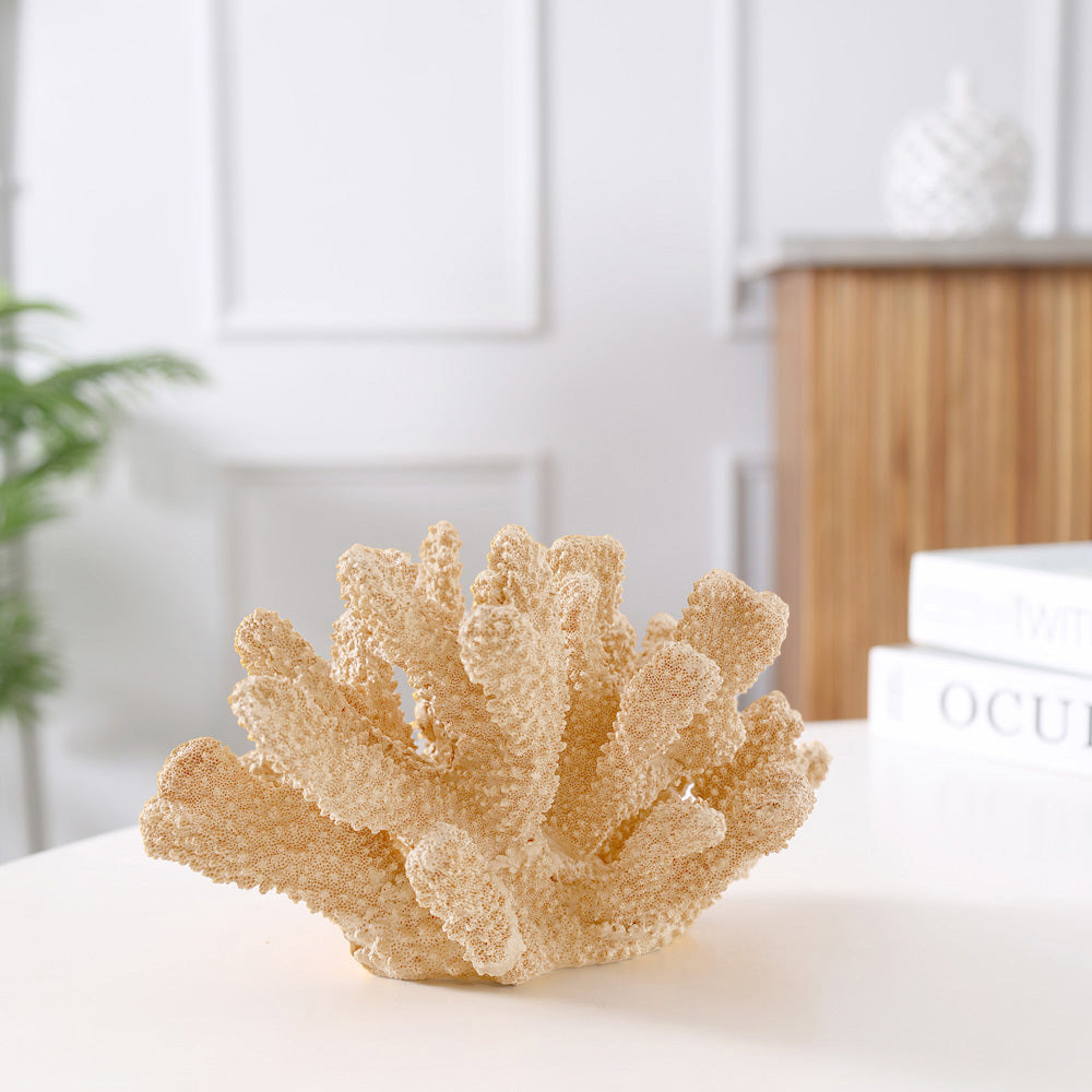 Ocean Coral Decorative Sculpture - Yellow