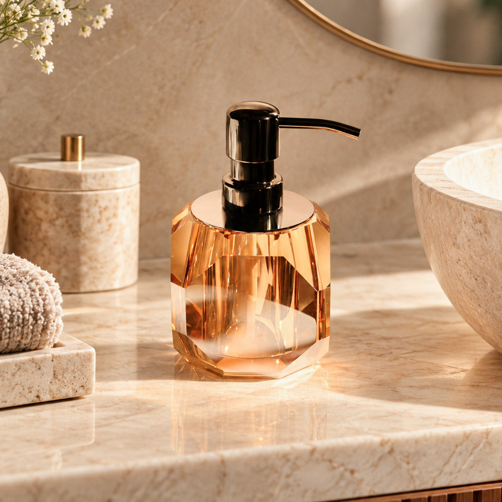 Octox Crystal Soap Dispenser - Champagne