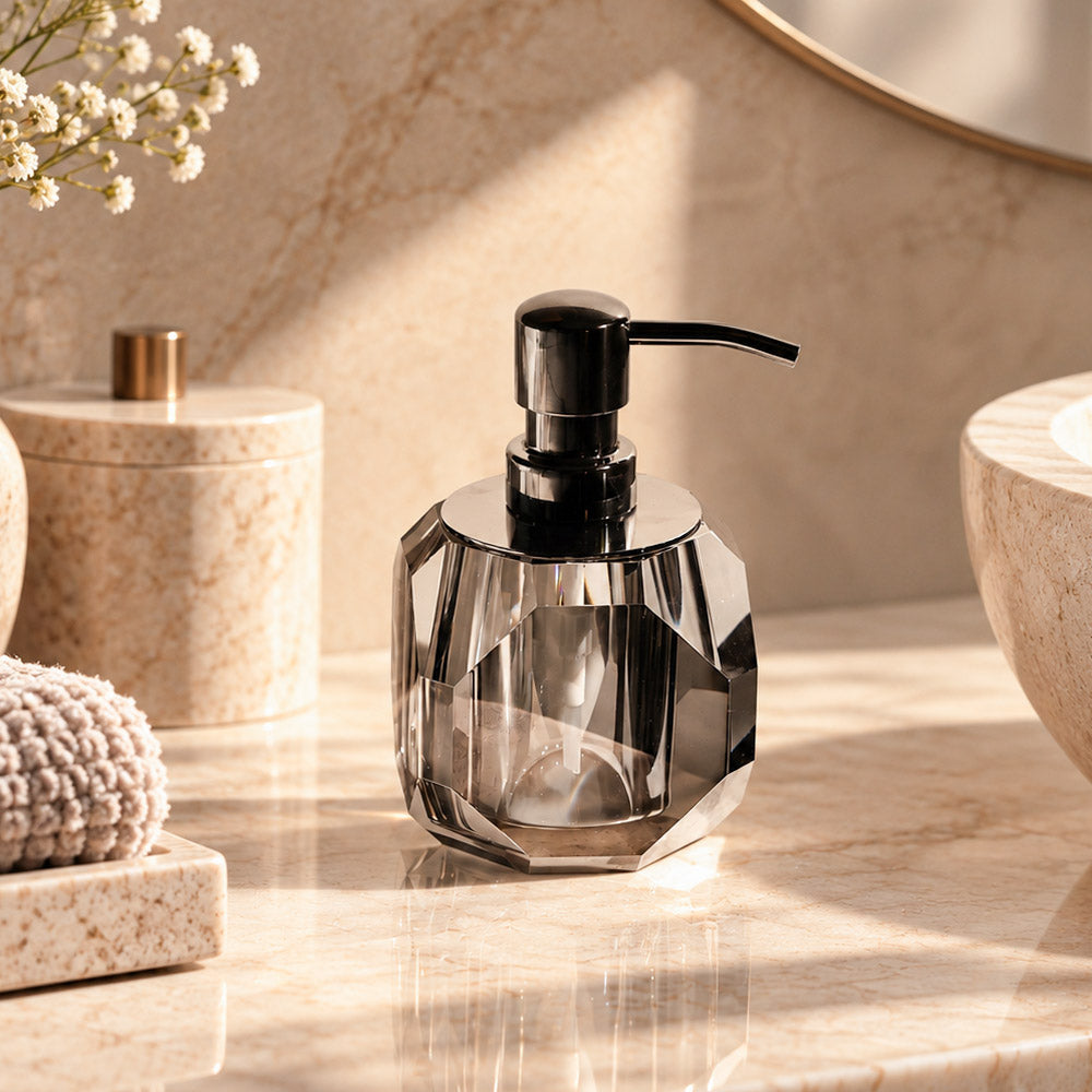 Octox Crystal Soap Dispenser - Smoke