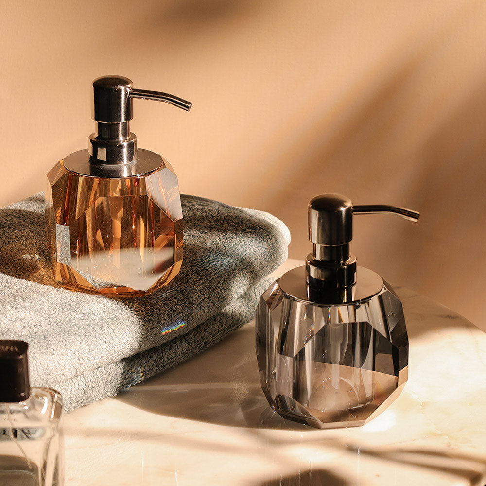 Octox Crystal Soap Dispenser - Smoke