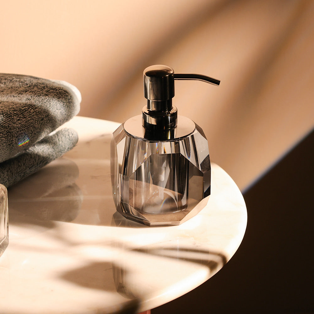 Octox Crystal Soap Dispenser - Smoke