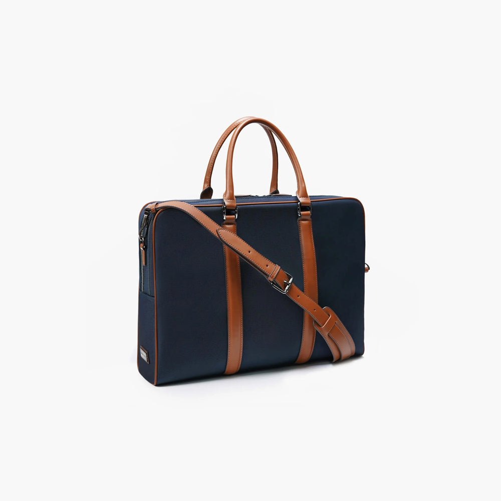 Odyssey Double-Zip Briefcase - Navy