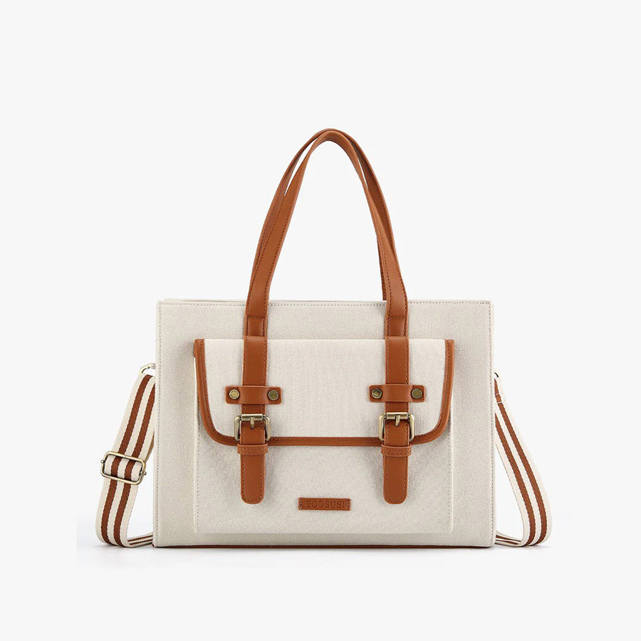 Olivia Tote Bag Small - Beige Brown