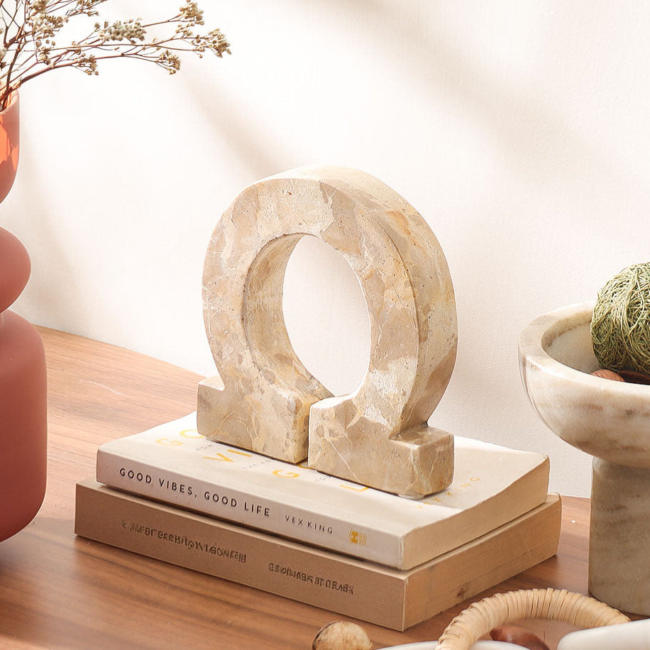 Omega Marble Sculpture - Sandstone