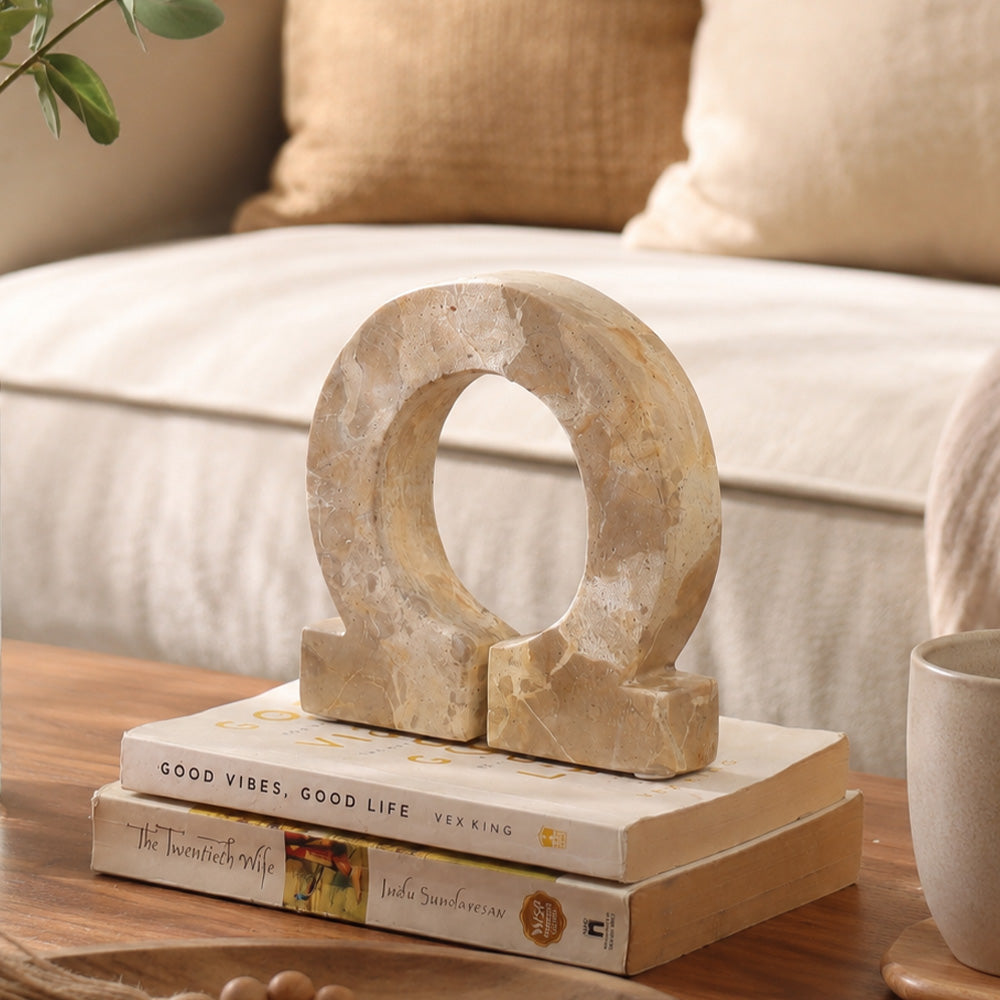 Omega Marble Sculpture - Sandstone