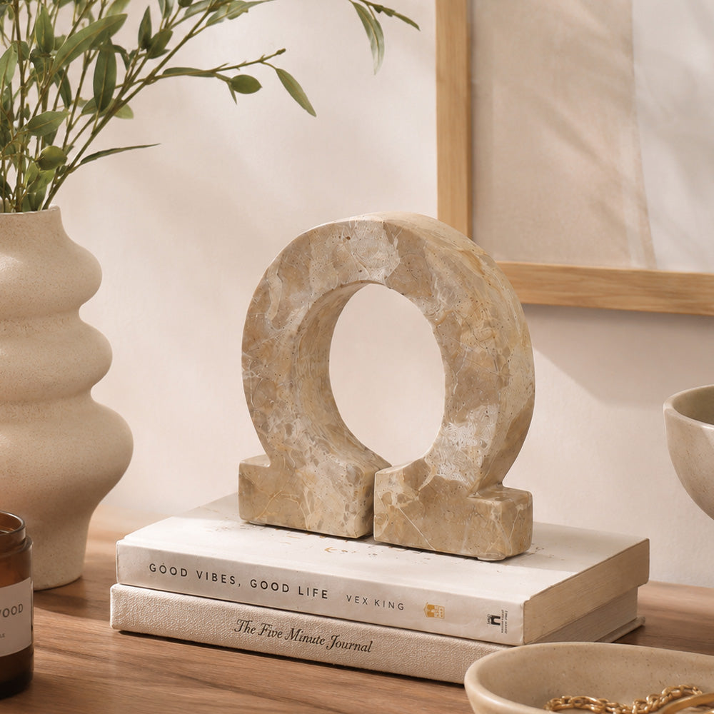 Omega Marble Sculpture - Sandstone