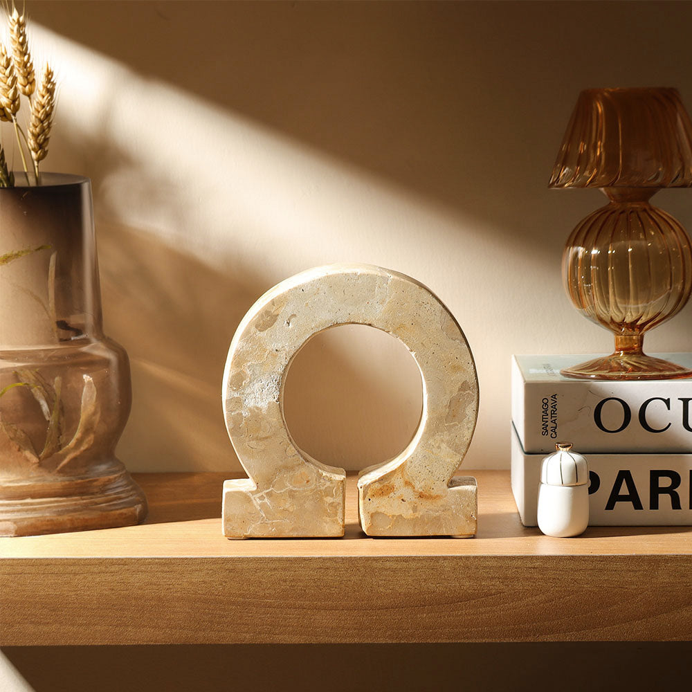 Omega Marble Sculpture - Sandstone