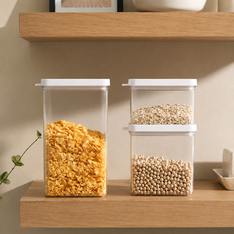 Omnia 3-Piece Storage Set - Nordic White