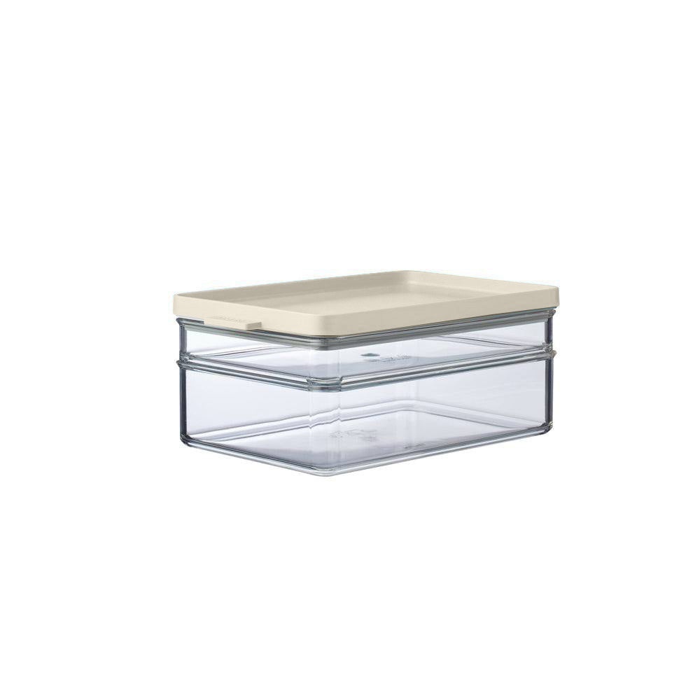 Omnia Breakfast Fridge Boxes, Set of 2 - Nordic White