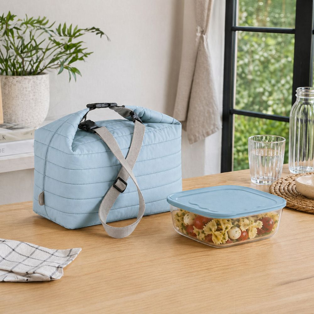 On-the-Go Thermal Bag with Container Large - Blue