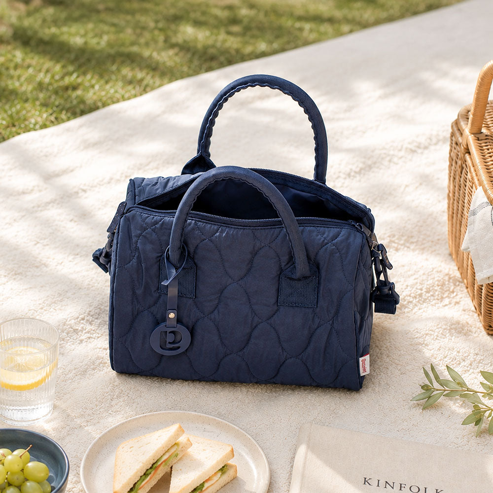 On-the-Go Thermal Shoulder Bag - Denim Blue