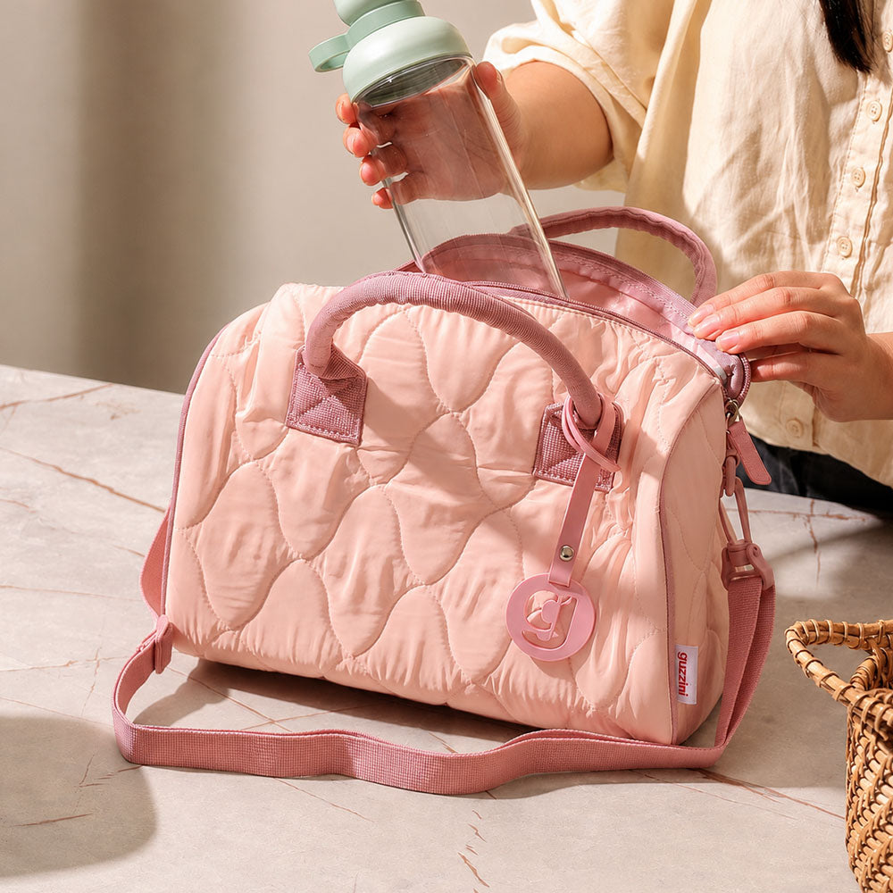 On-the-Go Thermal Shoulder Bag - Pink