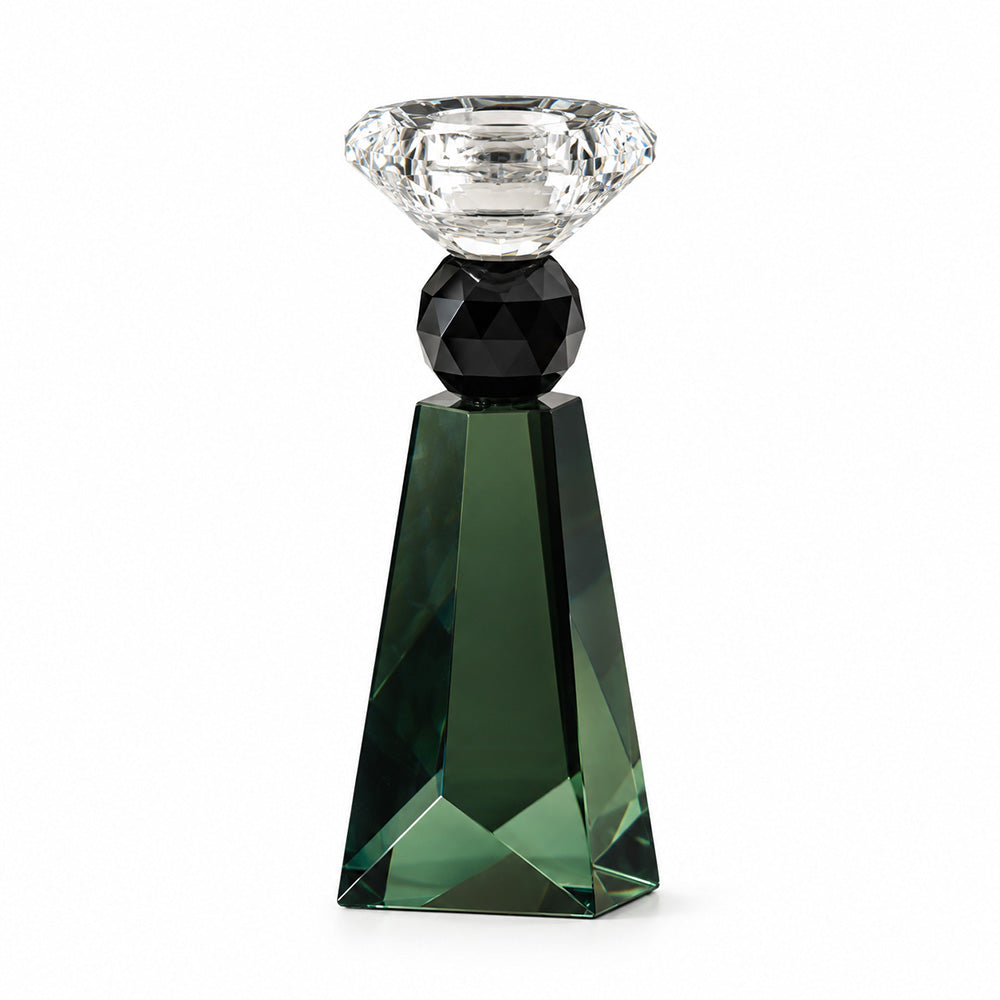 Opulence Crystal Tealight Holder Medium - Turquoise