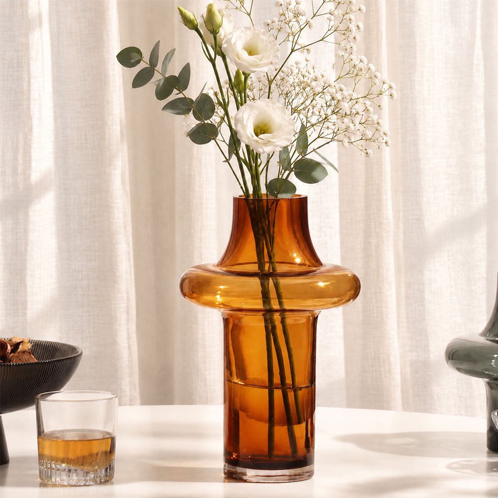 Orbit Glass Vase Large - Sunset
