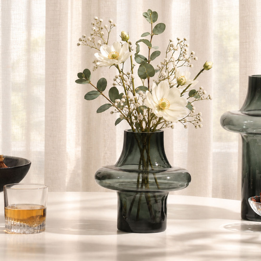 Orbit Glass Vase Small - Teal