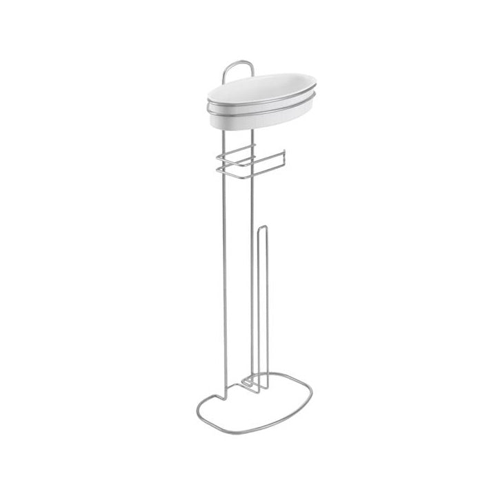 Orbit Toilet Paper Holder with Dispenser - White