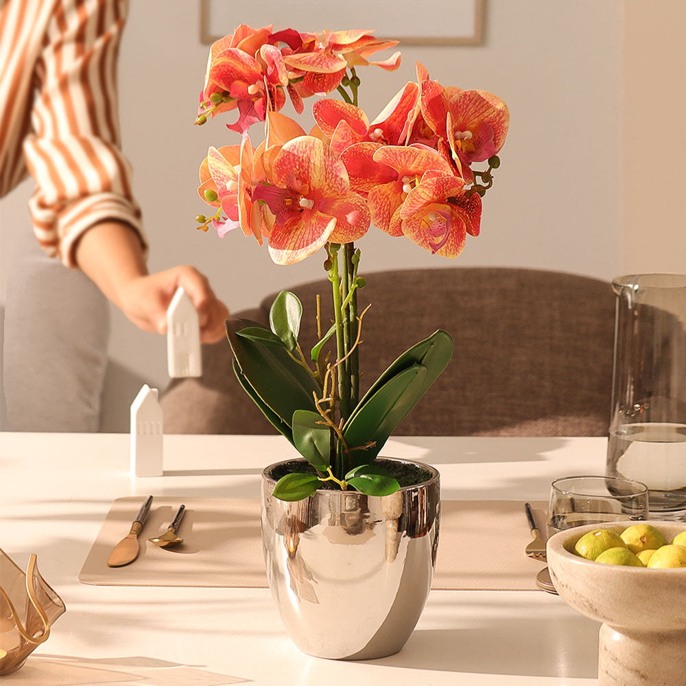 Orchid Artificial Potted Plant - Medium