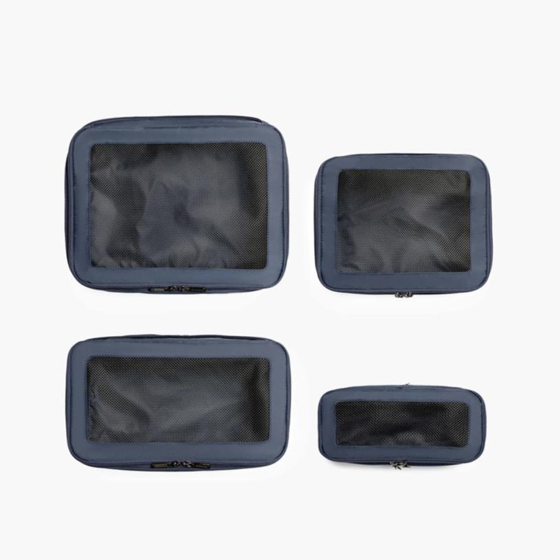 Orderly Packing Cubes, Set of 4 - Navy