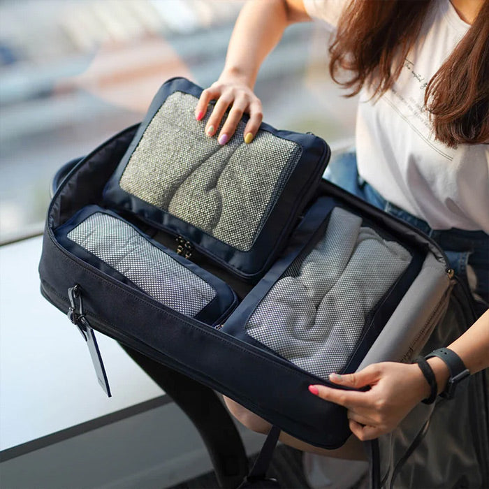 Orderly Packing Cubes, Set of 4 - Navy