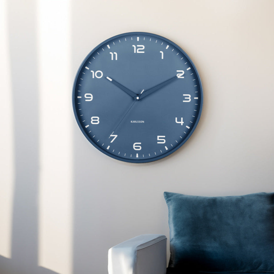 Orgullo Wall Clock 40cm - Blue