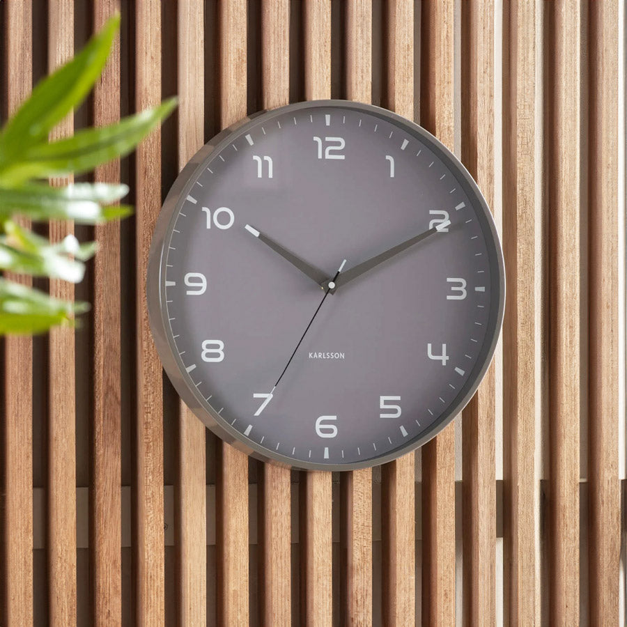 Orgullo Wall Clock 40cm - Grey