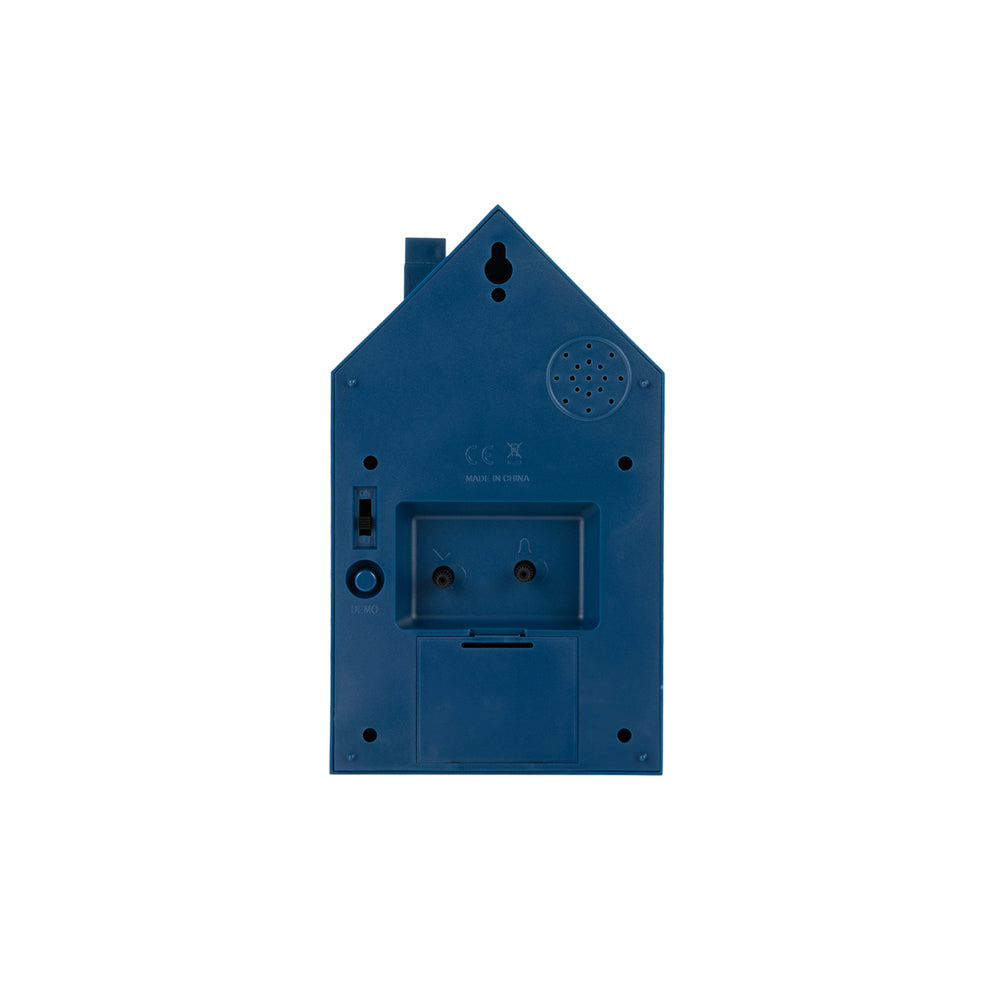 Oro Modern Cuckoo Alarm Clock - Dark Blue