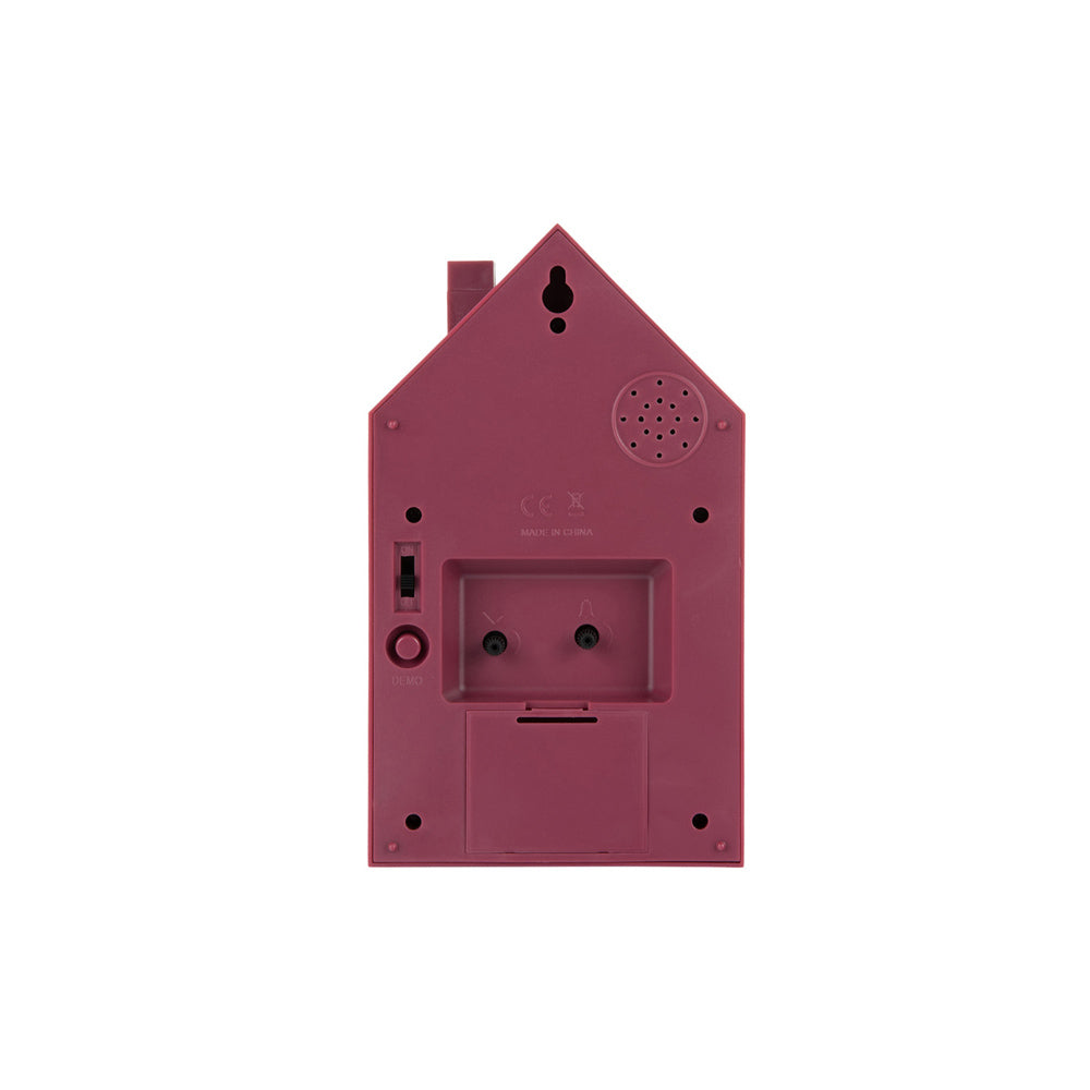 Oro Modern Cuckoo Alarm Clock - Dark Mauve