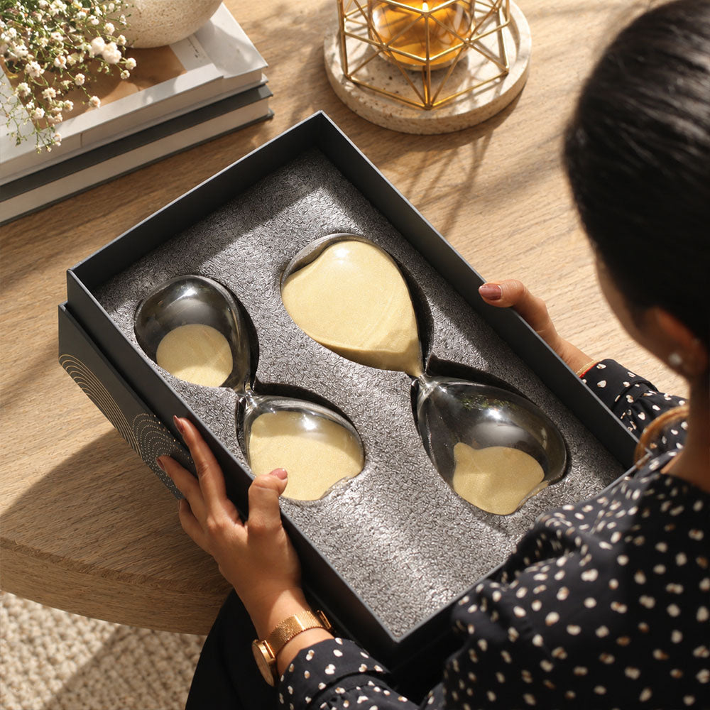 Oslo Hourglass 2-piece Gift Set - Tan