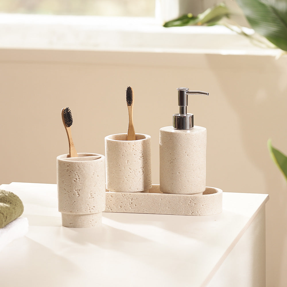 Oslo 4-piece Bathroom Set - Greige