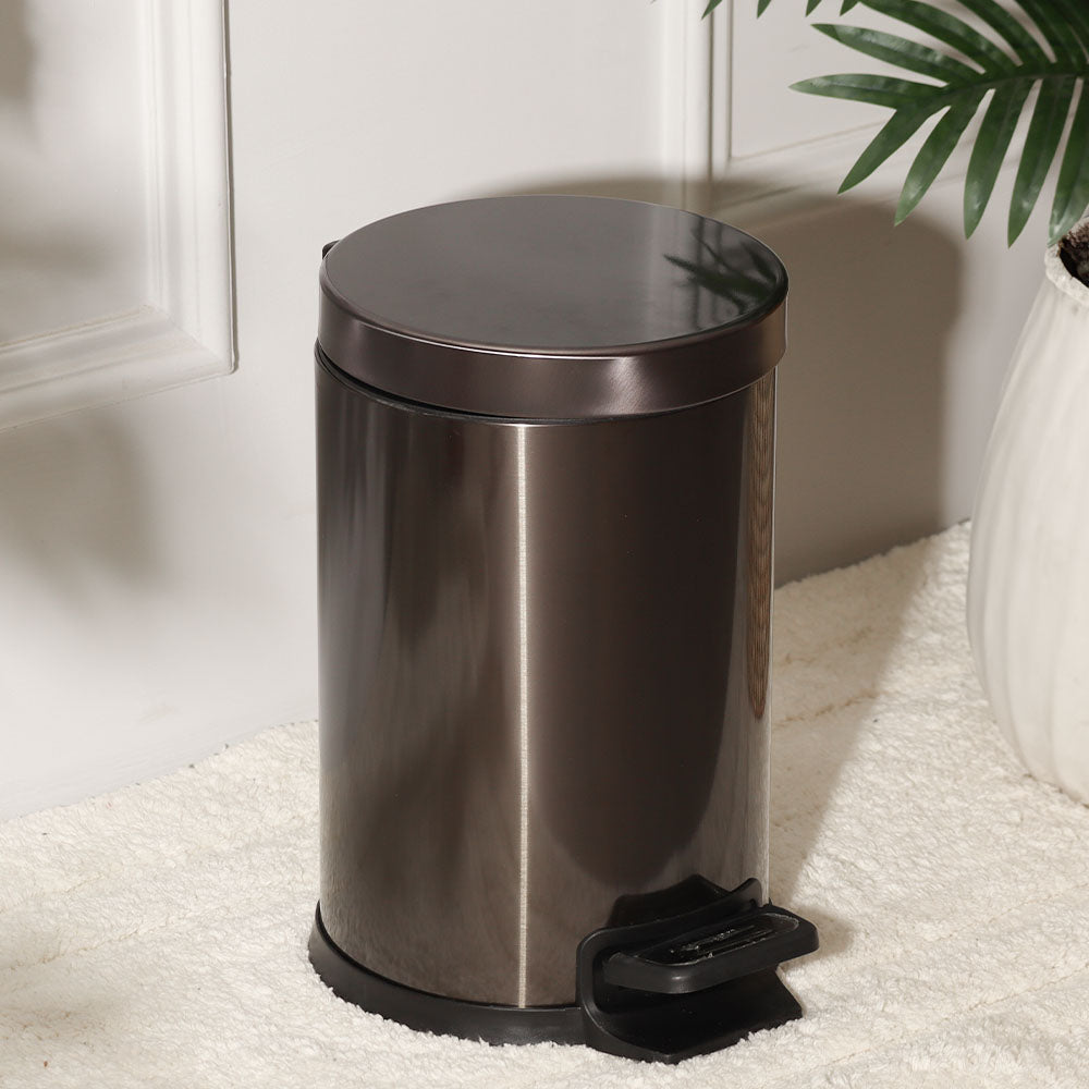 Otis Pedal Bin 7L - Dark Silver