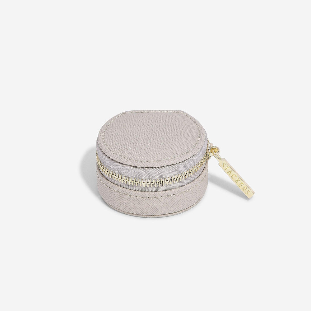 Oyster Travel Jewellery Box -  Taupe