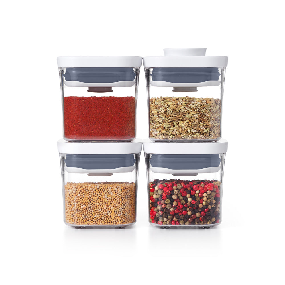 POP 4-Piece Square Container Set Mini