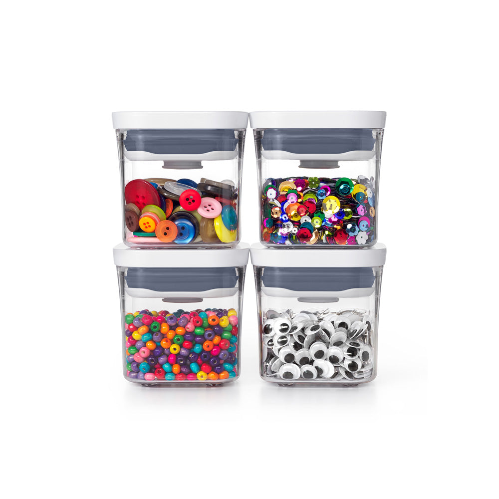 POP 4-Piece Square Container Set Mini