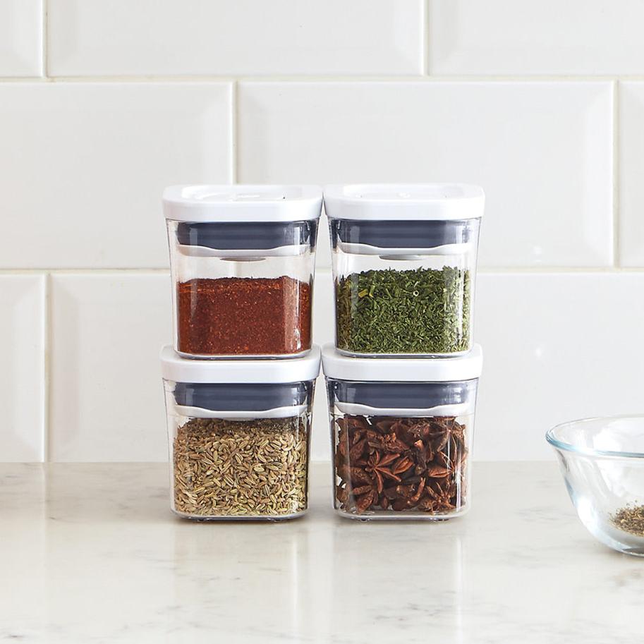 POP 4-Piece Square Container Set Mini